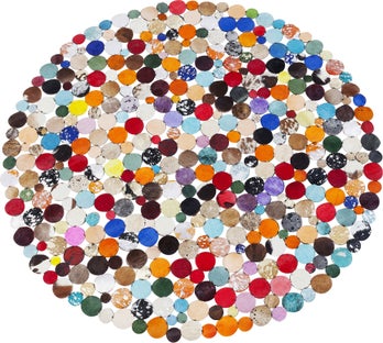 Teppich Circle Multi Ø150cm – Grafik-1.