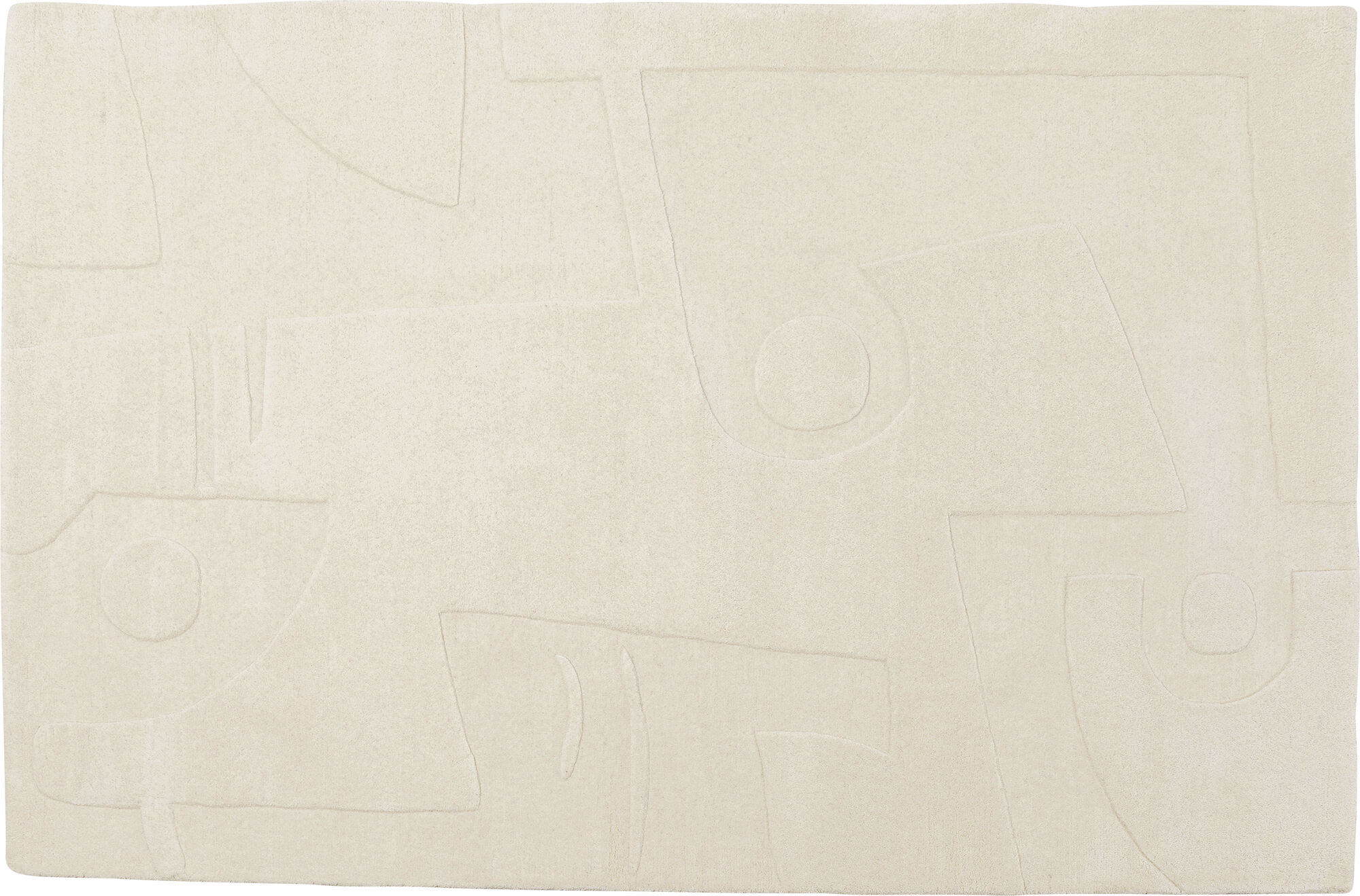 Teppich Conor Off White 170x240cm – Grafik-1.