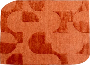 Teppich Flow Orange 170x240cm – Grafik-1.