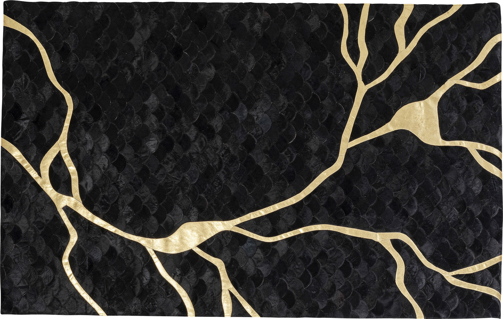 Teppich Fulmine Schwarz 170x240cm – Grafik-1.