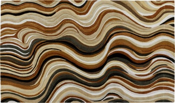 Teppich New Wave Braun 200x300cm – Grafik-1.
