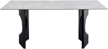 Tisch Bilbao Oho Schwarz 180x90cm – Grafik-1.