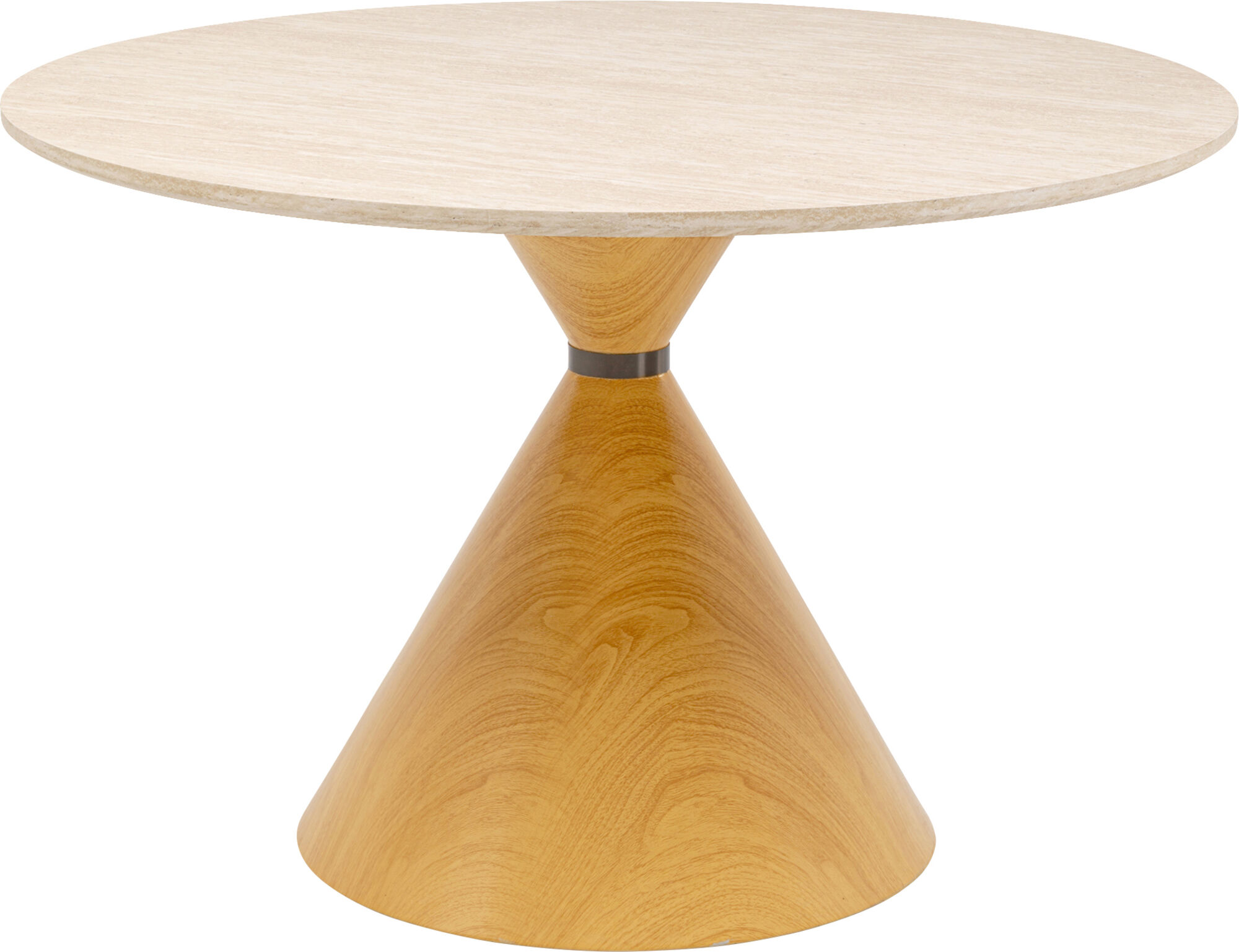 Tisch Cono Travertin Eiche Ø120cm – Grafik-1.