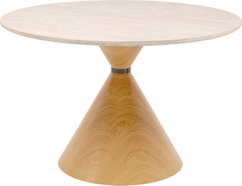 Tisch Cono Travertin Eiche Ø120cm – Grafik-1.