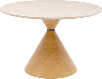 Tisch Cono Travertin Eiche Ø120cm – Grafik-1.