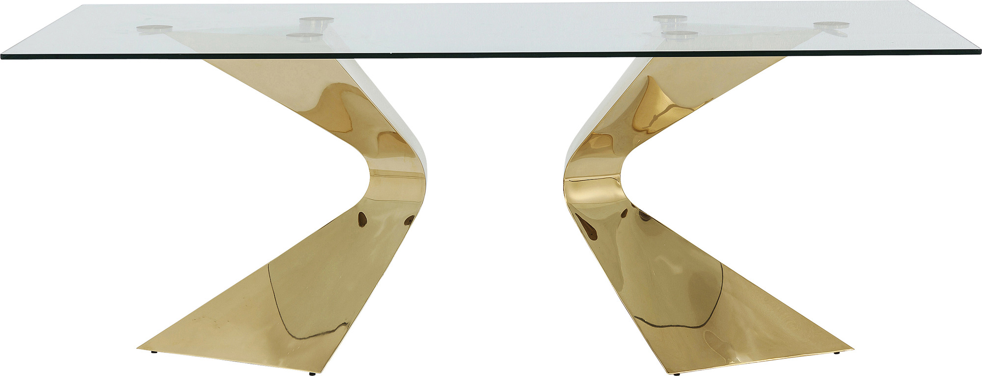 Tisch Gloria Gold 200x100cm