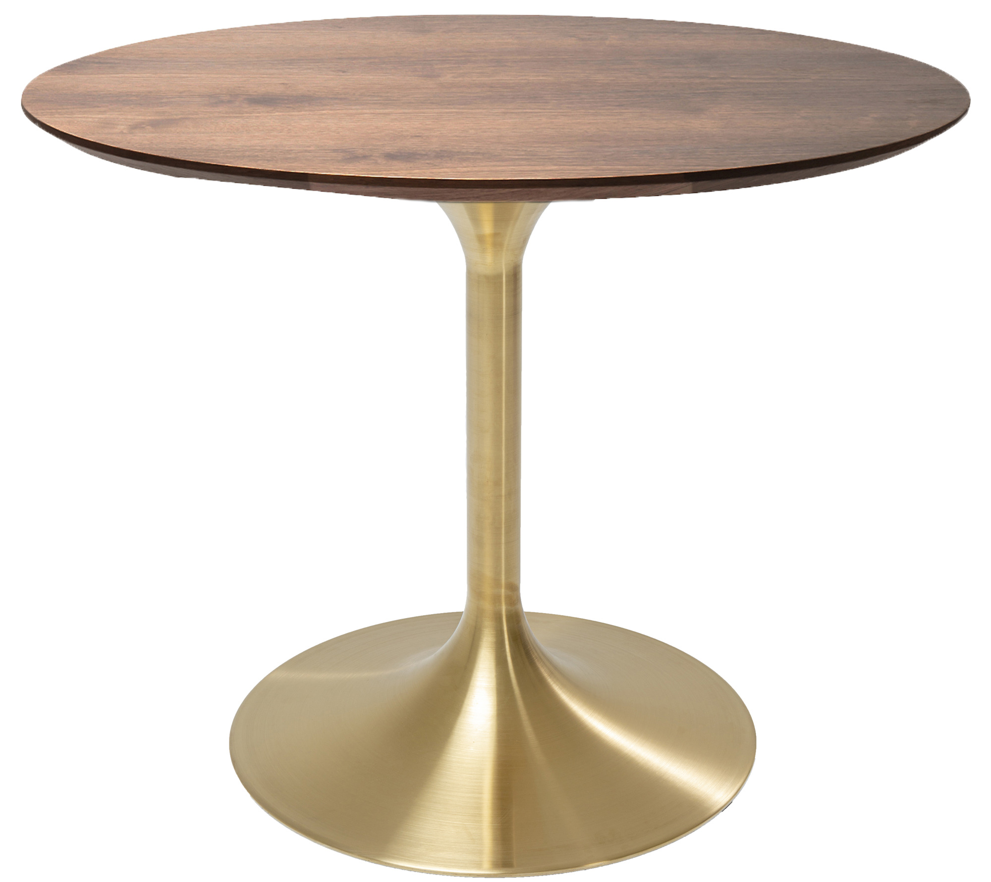 Tisch Invitation Set Walnuss Brass Ø90cm