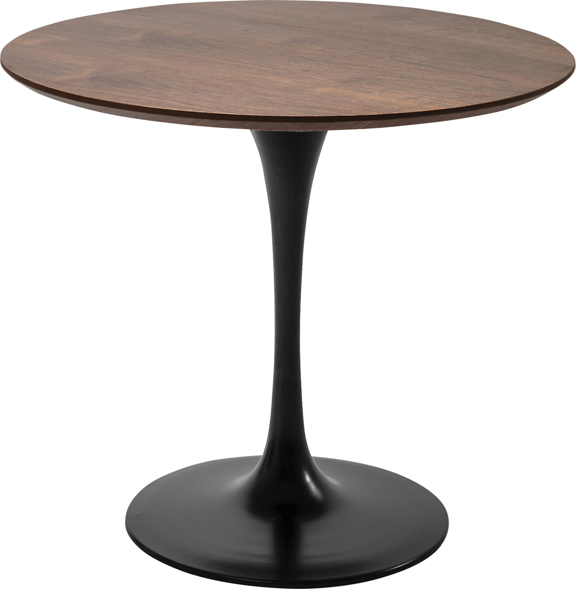 Tisch Invitation Set Walnuss Schwarz Ø90cm – Grafik-1.