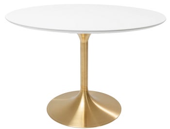 Tisch Invitation Set Weiß Brass Ø120cm – Grafik-1.