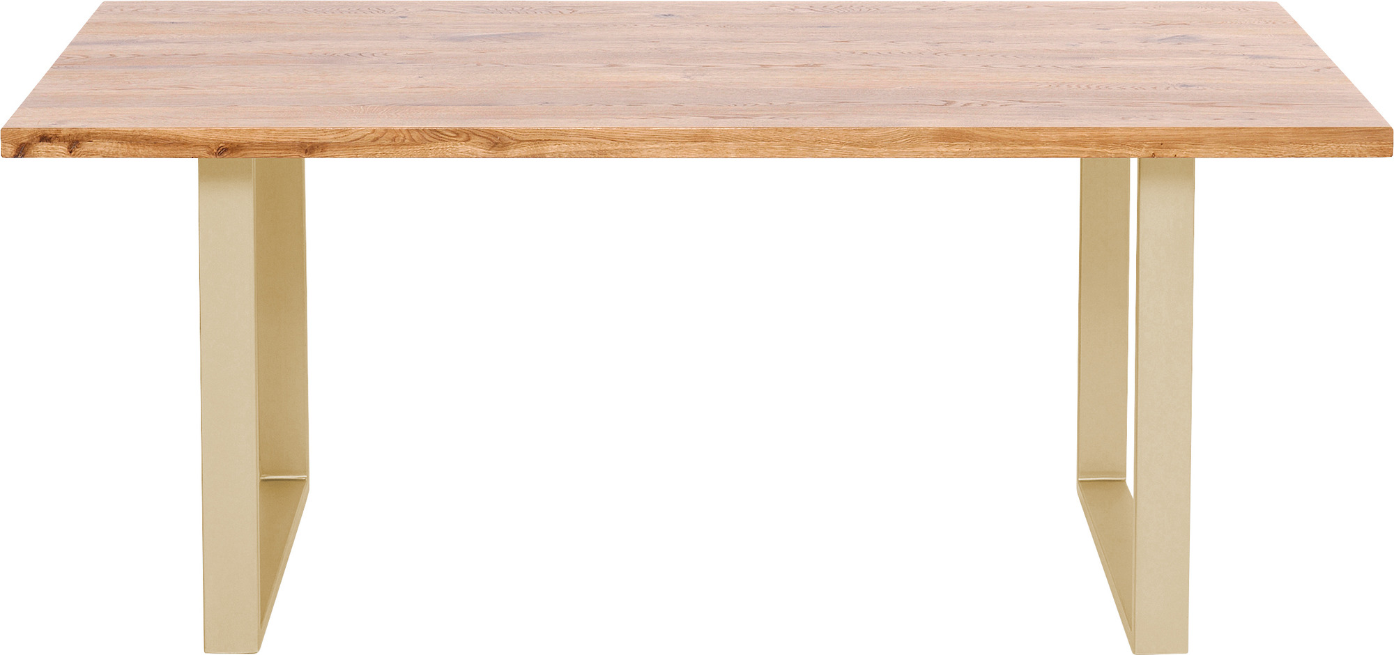 Tisch Jackie Eiche Messing 160x80