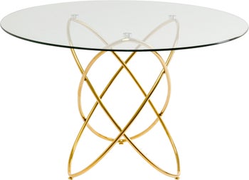 Tisch Molekular Gold Ø120cm – Grafik-1.