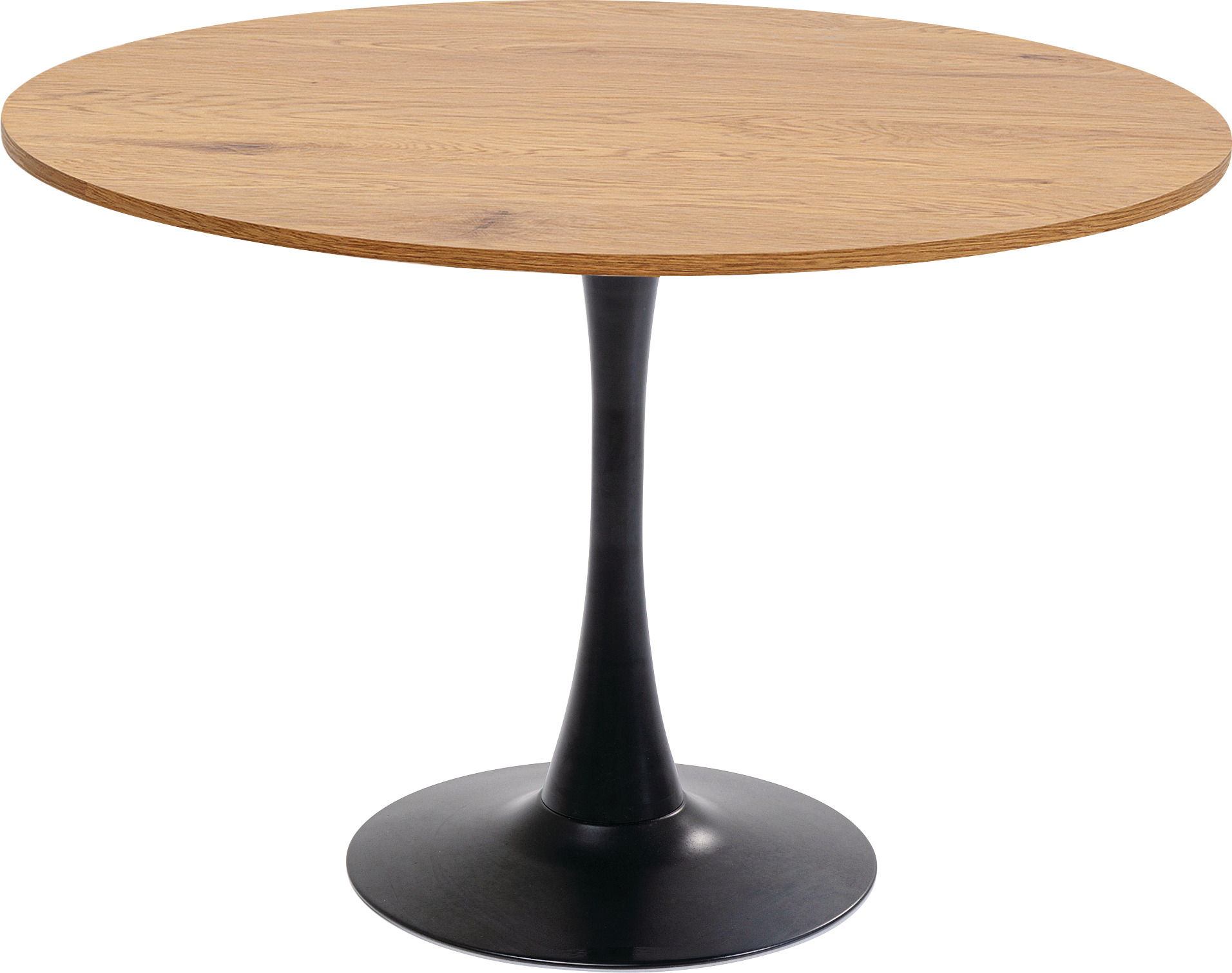 Tisch Schickeria Eiche Schwarz Ø110cm – Grafik-1.