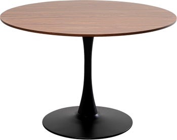 Tisch Schickeria Walnussoptik Schwarz Ø110cm – Grafik-1.