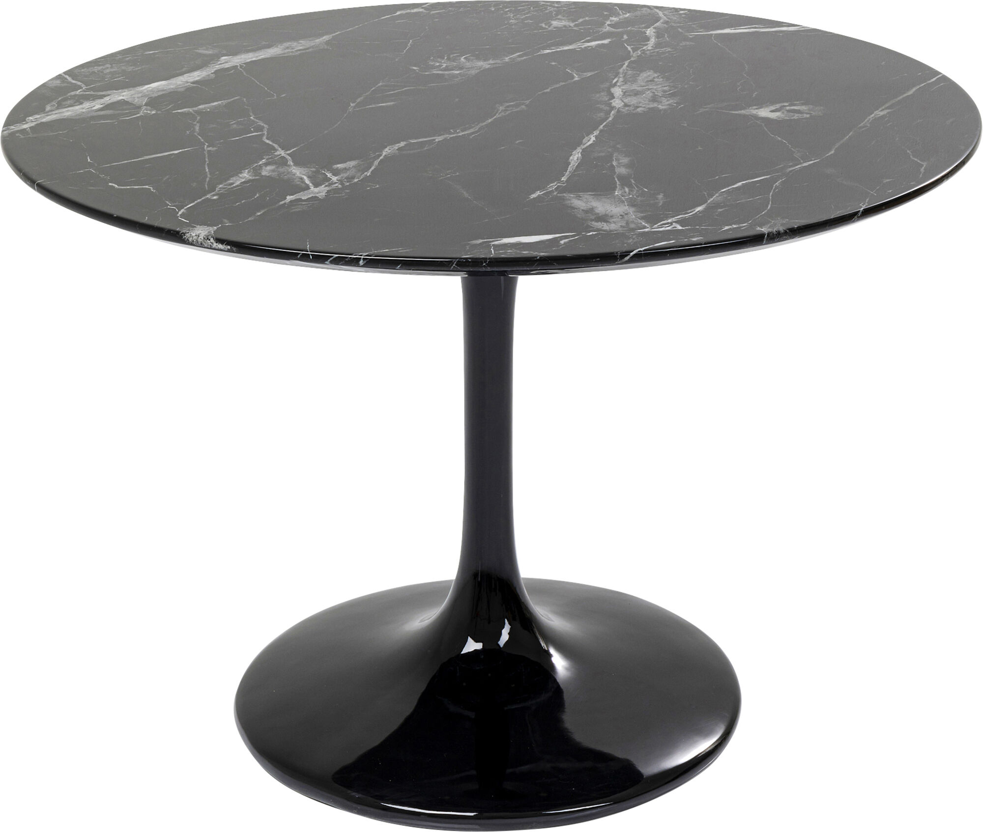 Tisch Solo Marble Schwarz Ø110 – Grafik-1.