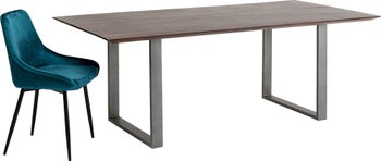 Tisch Symphony Dunkel Rohstahl 200 – Grafik-1.