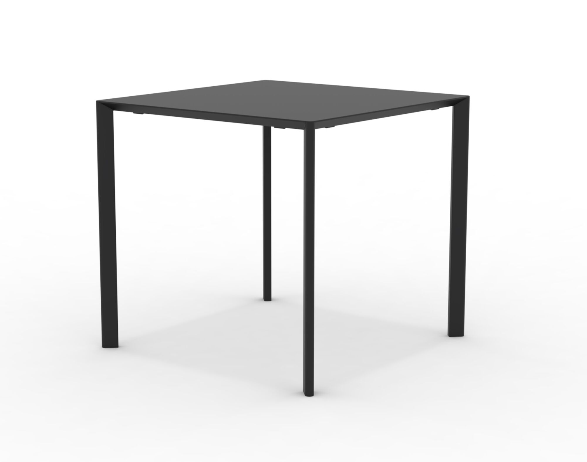 Tisch Jardin Schwarz 80x80cm – Grafik-1.