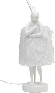 Tischleuchte Animal Rabbit Fur Weiß/Silber 50cm – Grafik-1.