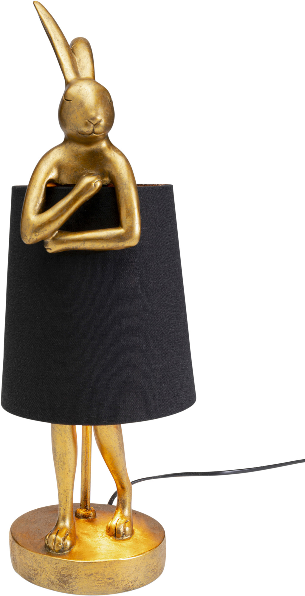 Produkt: Tischleuchte Animal Rabbit Gold/Schwarz 50cm.