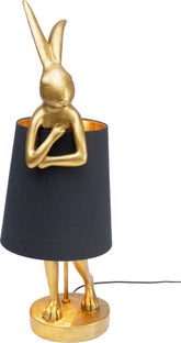 Tischleuchte Animal Rabbit Gold/Schwarz 68cm – Grafik-1.
