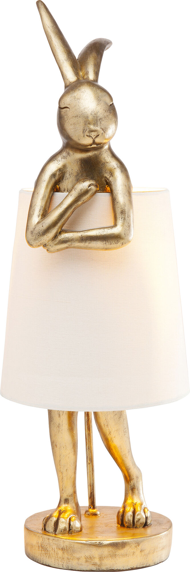 Tischleuchte Animal Rabbit Gold/Weiß 68cm – Grafik-1.