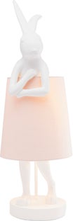 Tischleuchte Animal Rabbit Weiß/Rosa 68cm – Grafik-1.