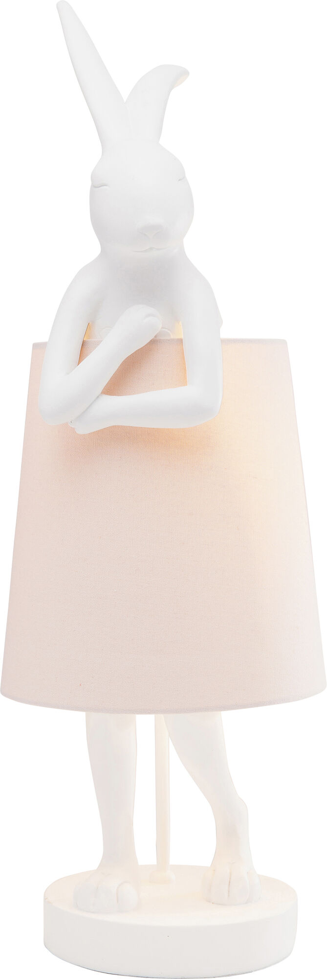 Tischleuchte Animal Rabbit Weiß/Rosa 68cm – Grafik-1.