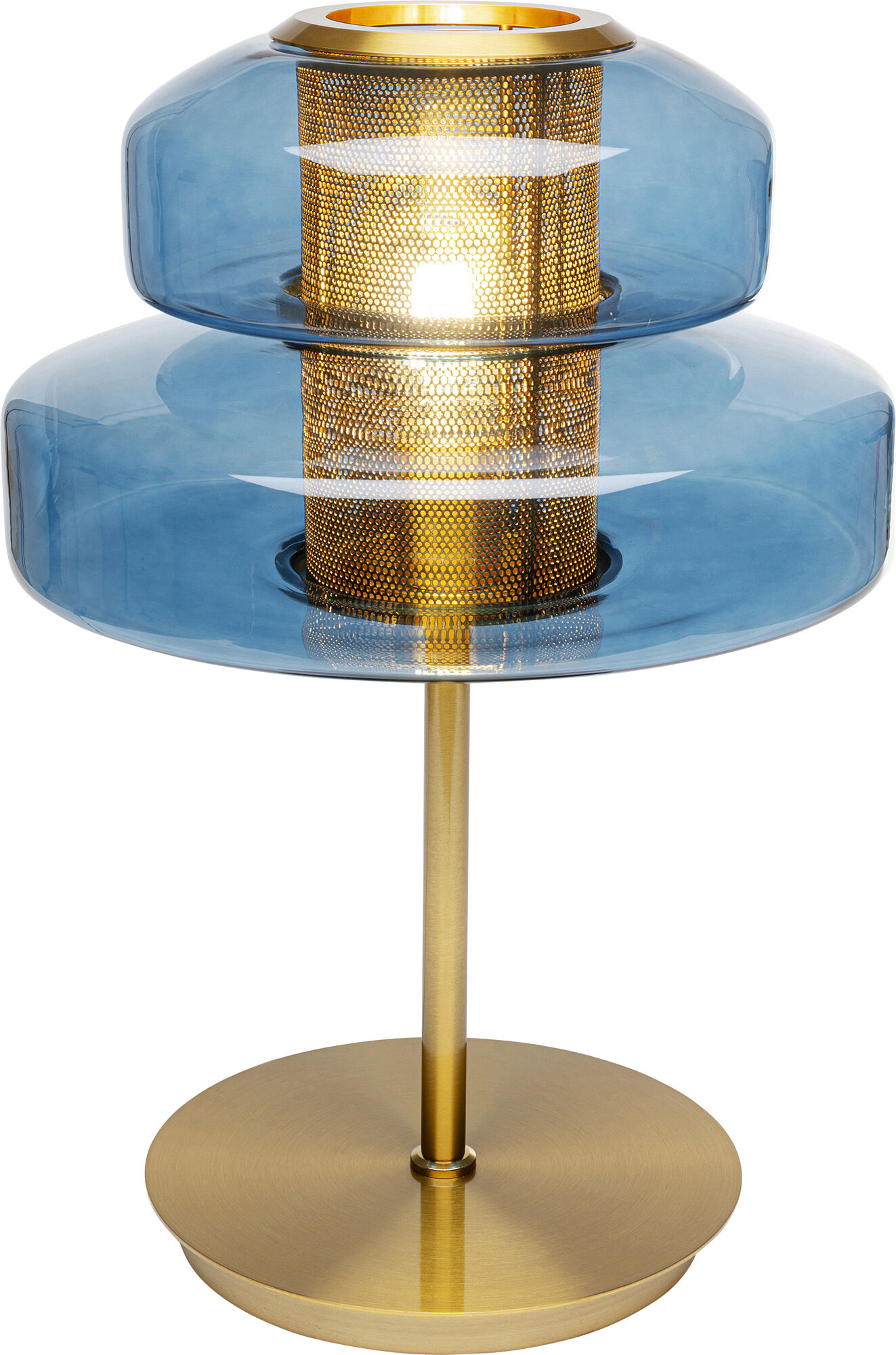 Tischleuchte Arcadia Blau 51cm - Einzelstück – Grafik-1.