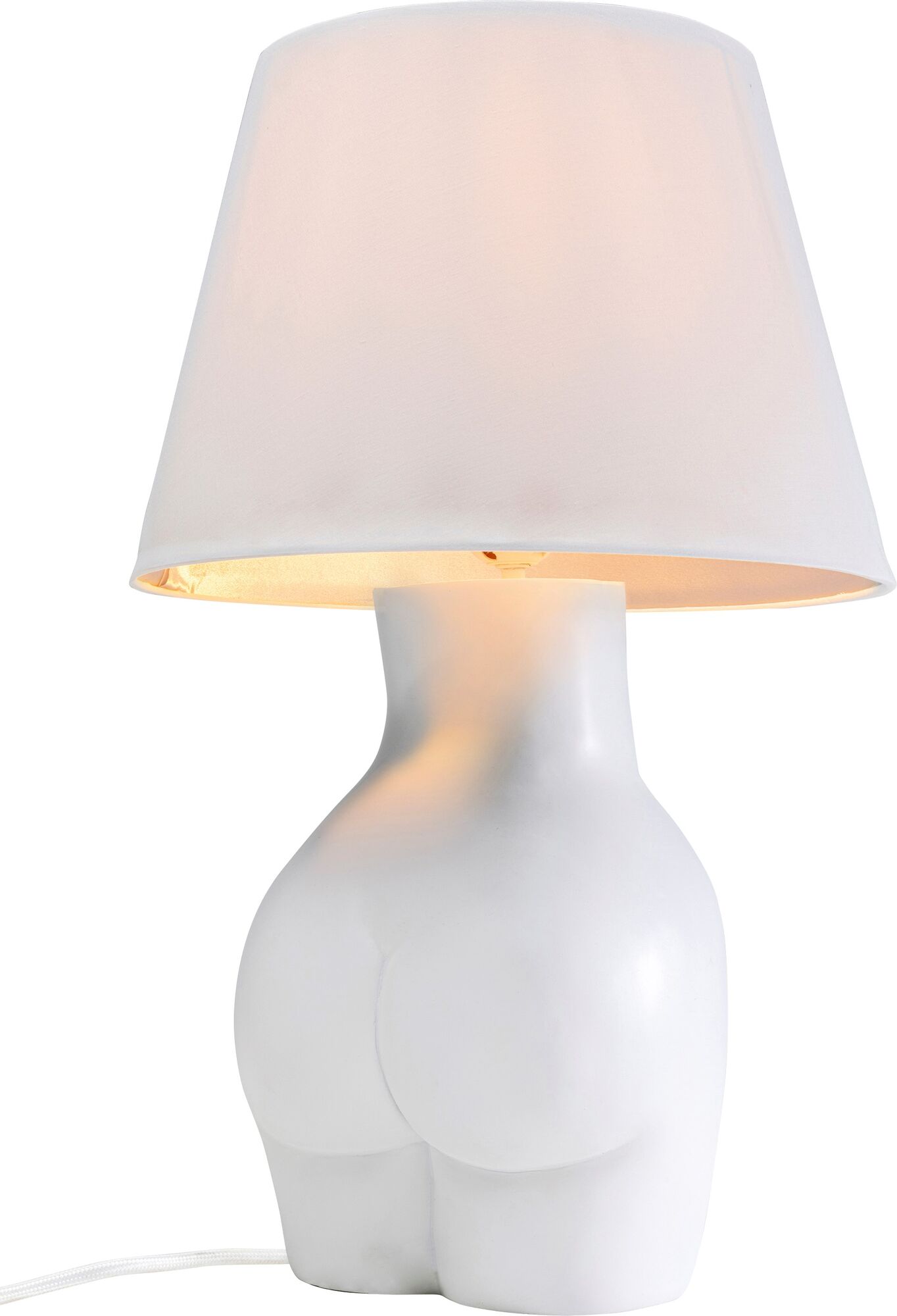Tischleuchte Donna Weiß 48cm – Grafik-1.