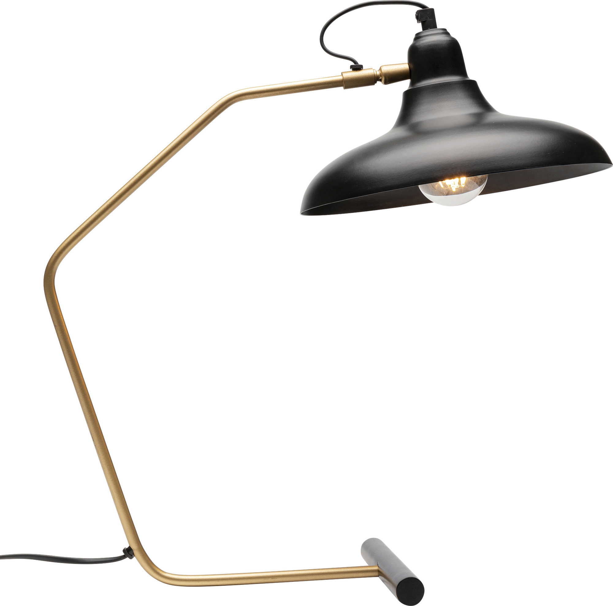 Tischleuchte Doro Schwarz 49cm