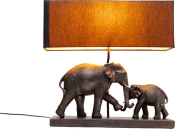 Tischleuchte Elephant Family 50cm – Grafik-1.
