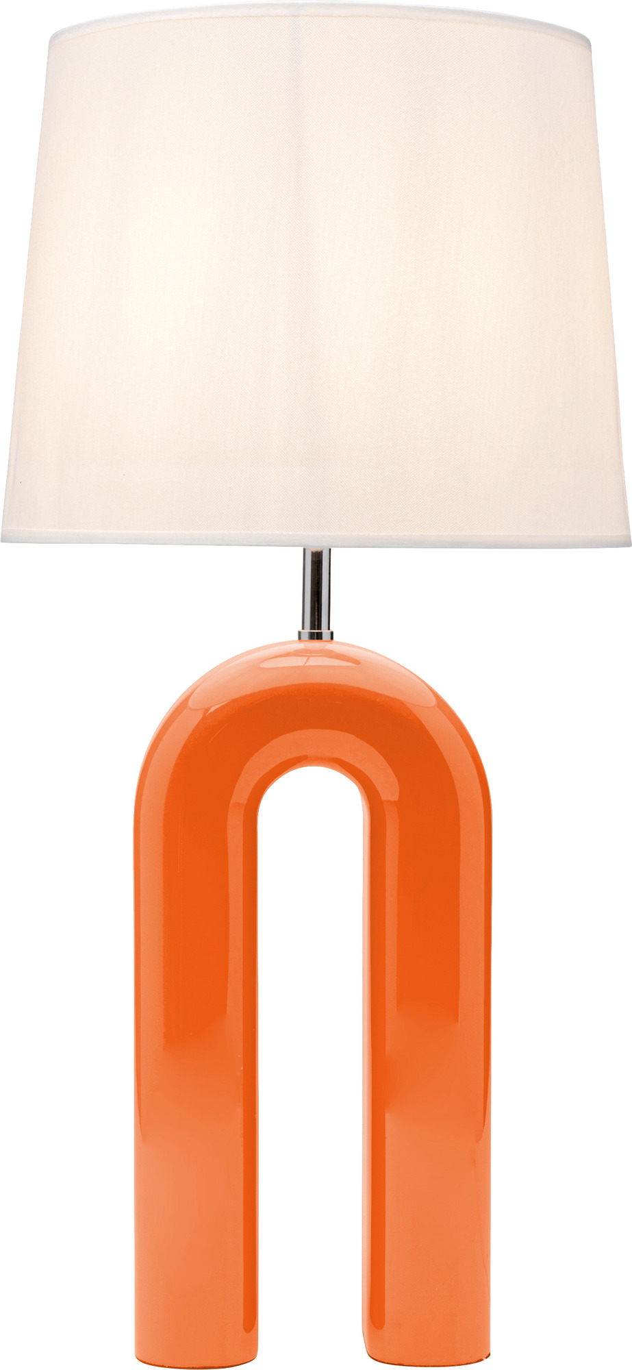 Tischleuchte Eliano Orange 53cm