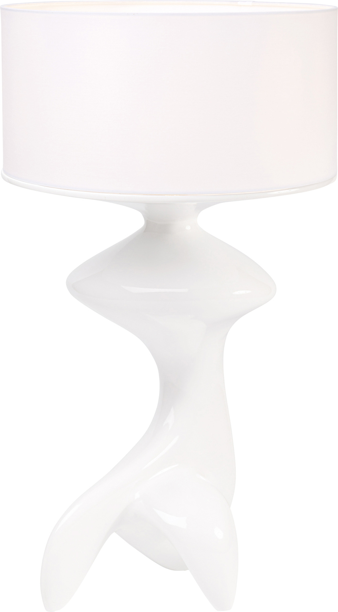 Tischleuchte Erosia Weiß 68cm