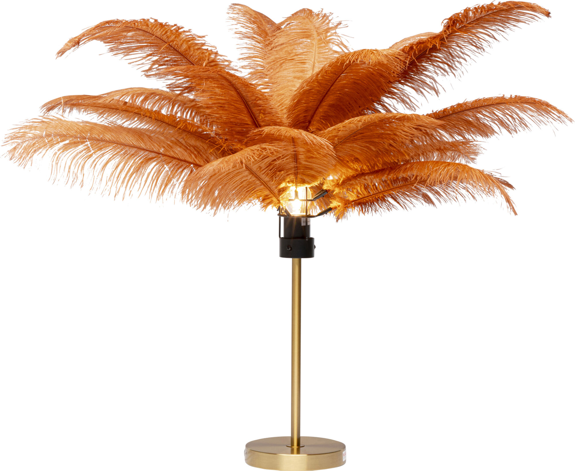 Tischleuchte Feather Palm Braun 60cm – Grafik-1.