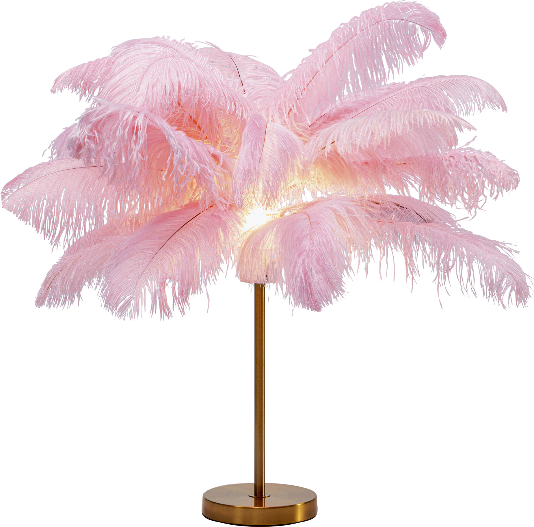 Tischleuchte Feather Palm Pink 60cm