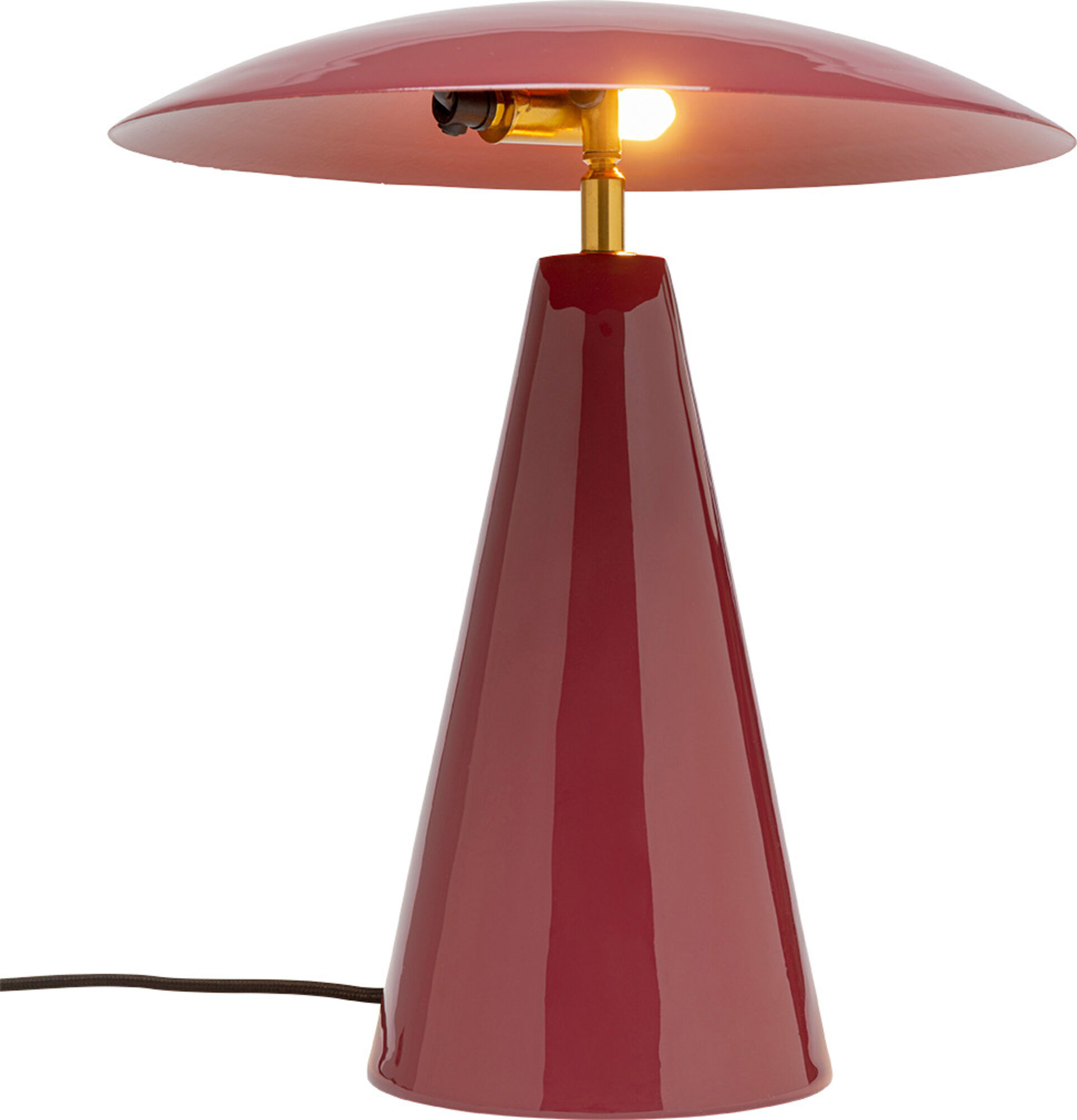 Tischleuchte Fungo Flat Rasberry 33cm