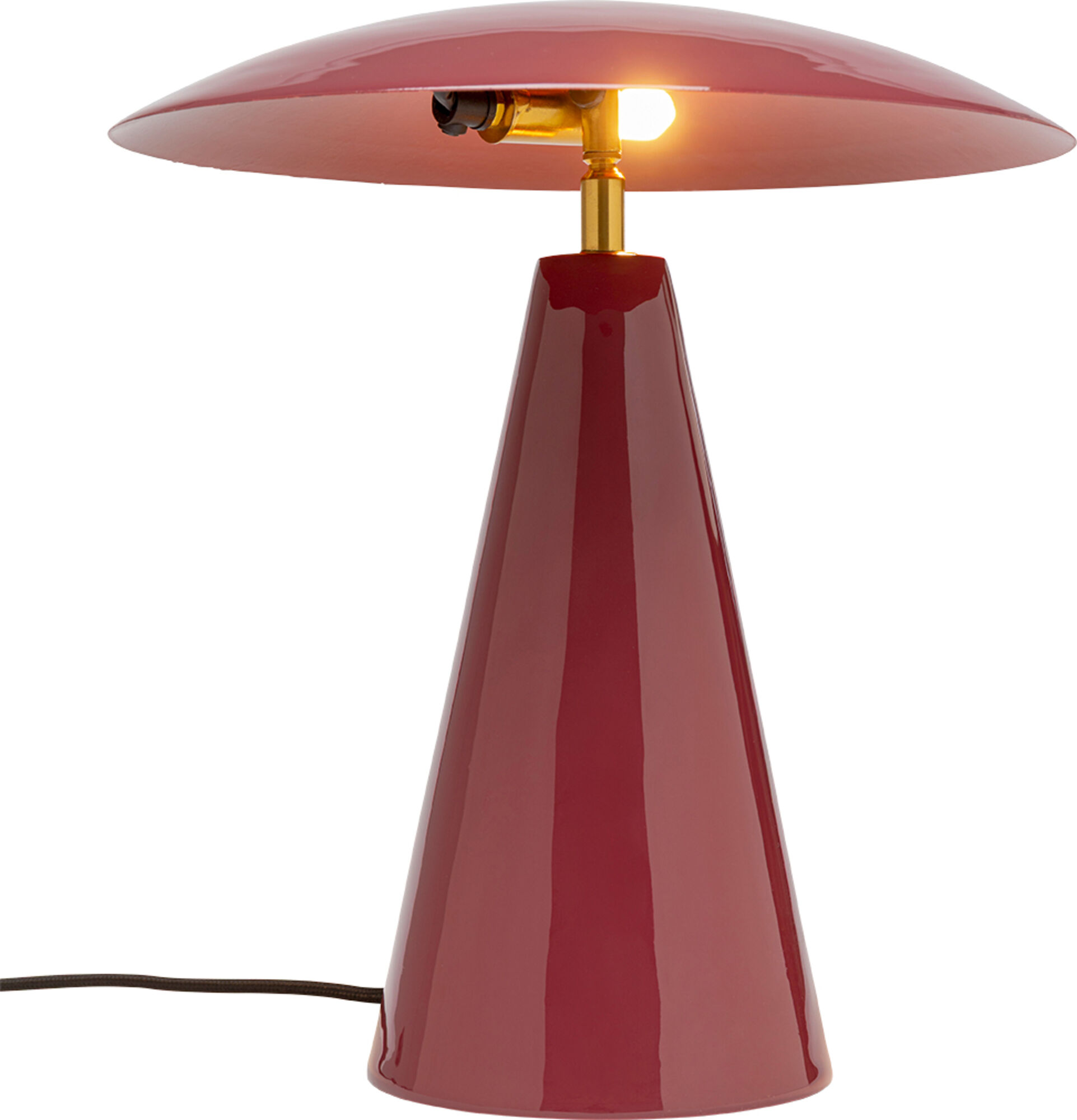 Tischleuchte Fungo Flat Rasberry 33cm