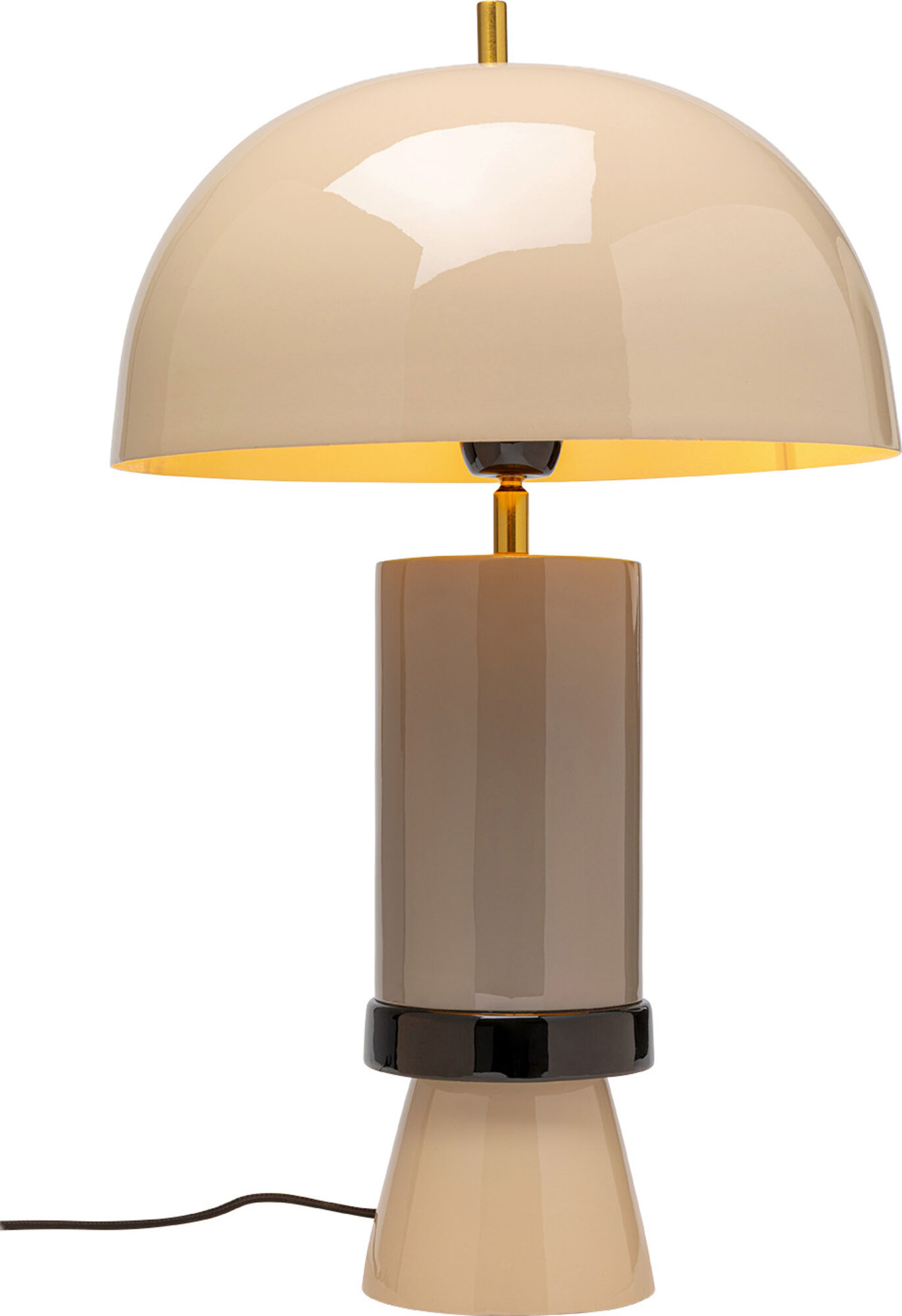 Tischleuchte Josy Duo Grau 51cm
