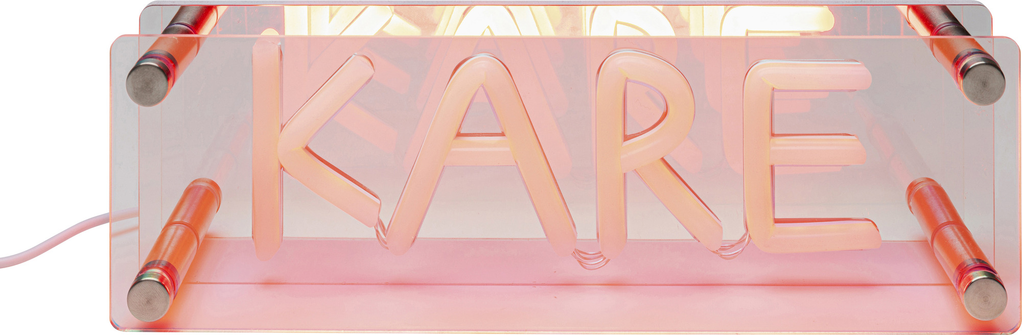 Tischleuchte LED Schrift KARE