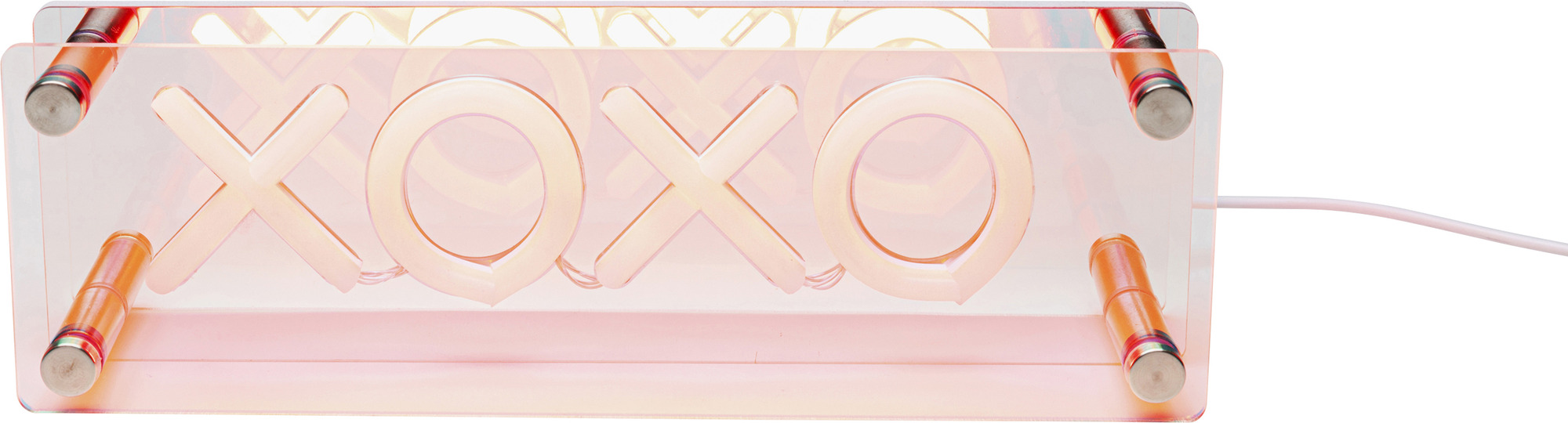 Tischleuchte LED Schrift XOXO