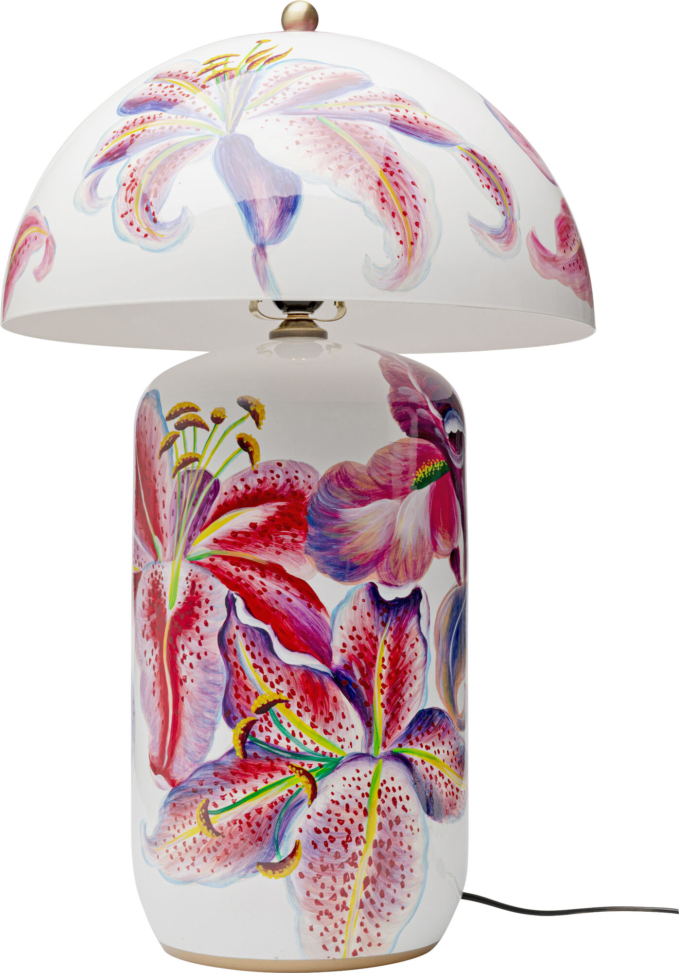 Tischleuchte Lillies Pink – Grafik-1.