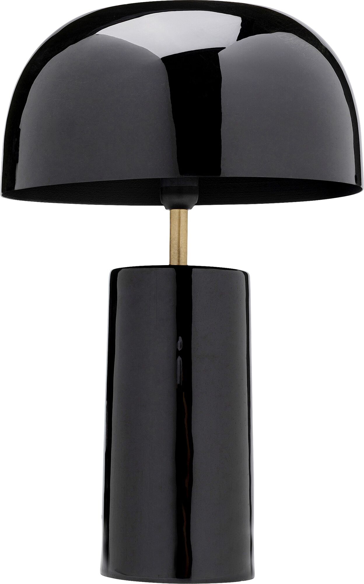 Tischleuchte Loungy Schwarz 38cm