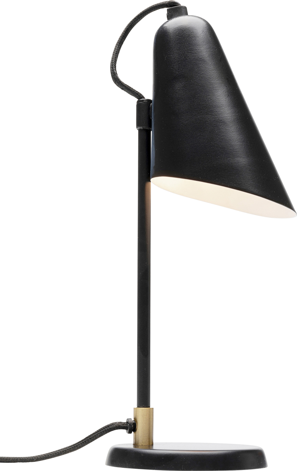 Tischleuchte Mira Schwarz 32cm
