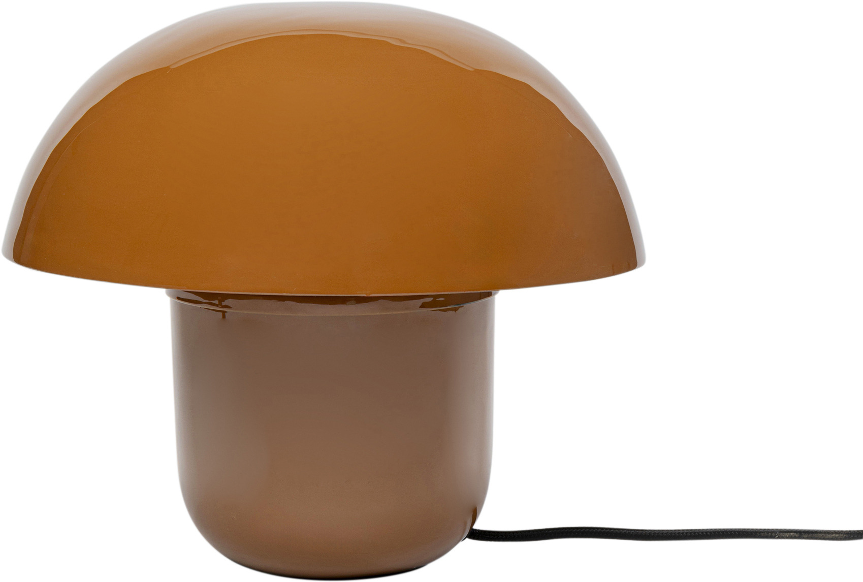 Tischleuchte Mushroom Braun 27cm