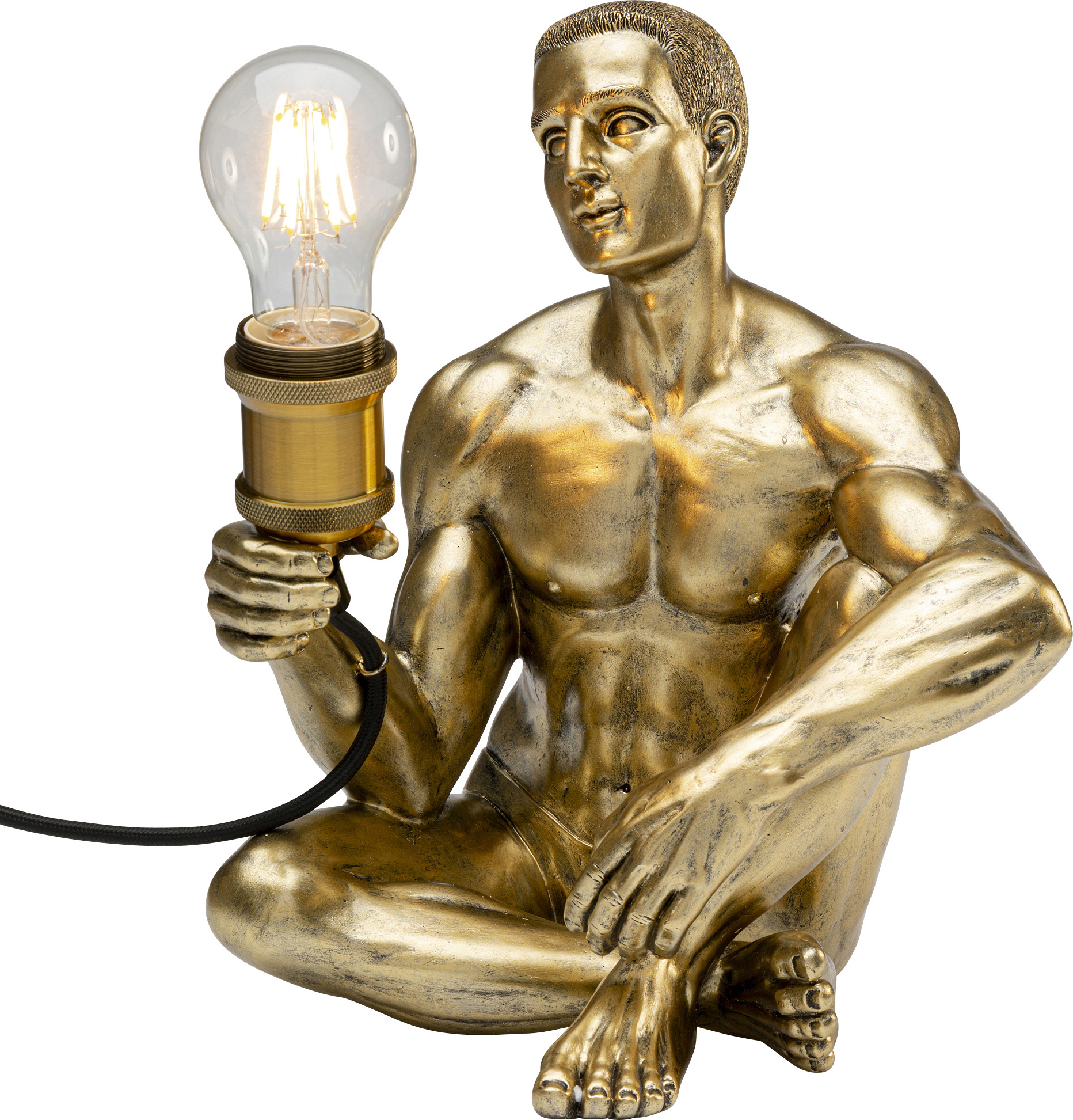Tischleuchte Nude Man Sit 32cm