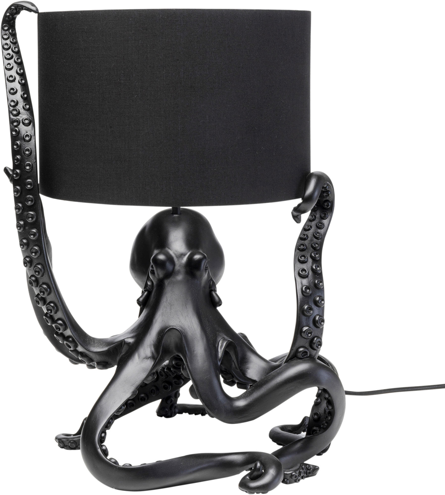 Tischleuchte Octopus Schwarz 48cm