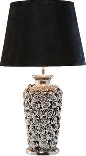Tischleuchte Rose Silber 57cm – Grafik-1.