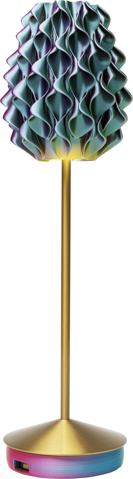 Tischleuchte Swirl Gold Sunset – Grafik-1.