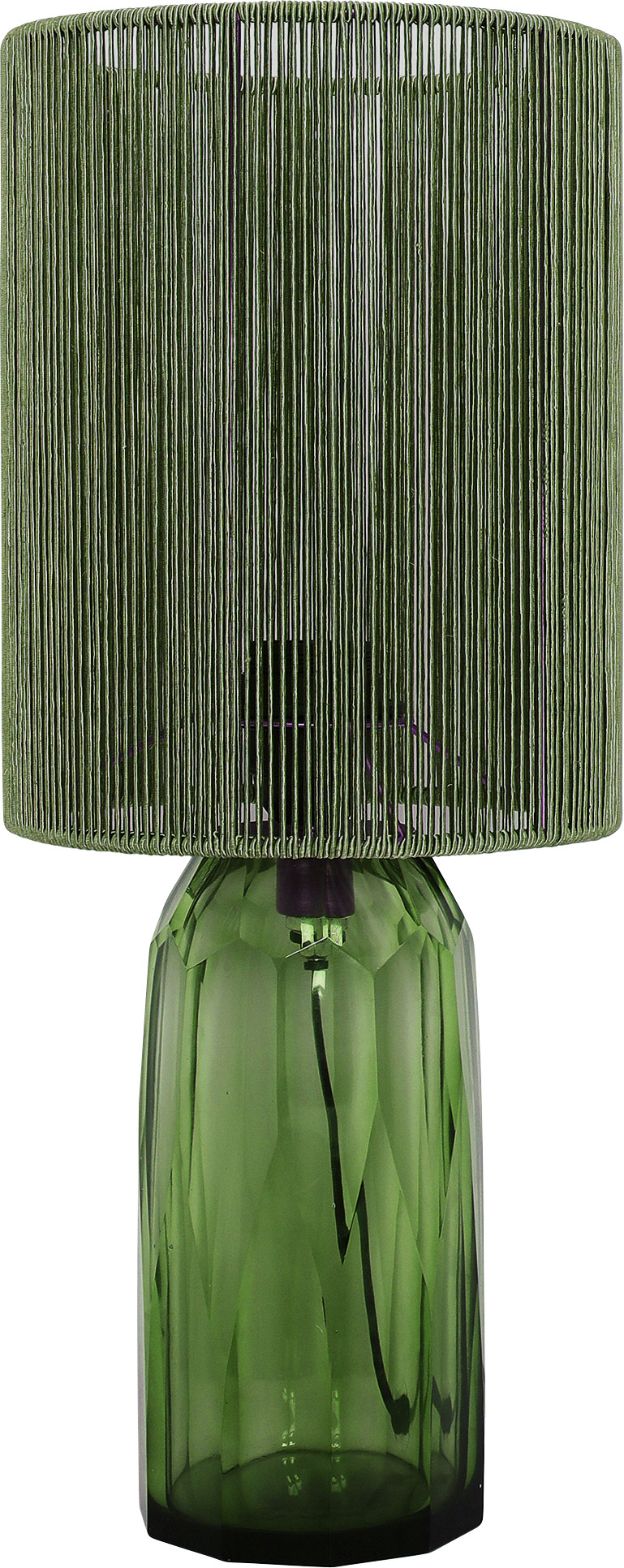 Tischleuchte Vecchio Grün 42cm