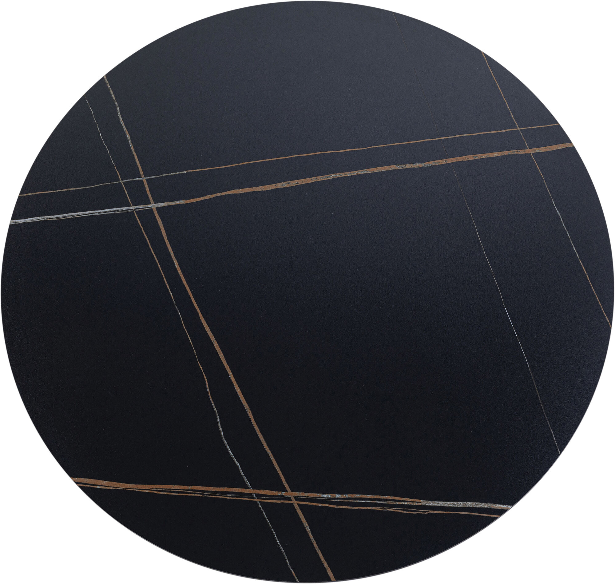 Tischplatte Invitation Round Ceramic Schwarz Ø90cm – Grafik-1.