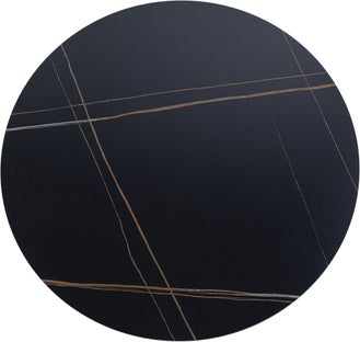 Tischplatte Invitation Round Ceramic Schwarz Ø90cm – Grafik-1.